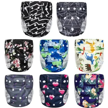 

Baby Washable Reusable Pocket Nappy Cover Wrap Suits Birth To Potty One Size Diaper