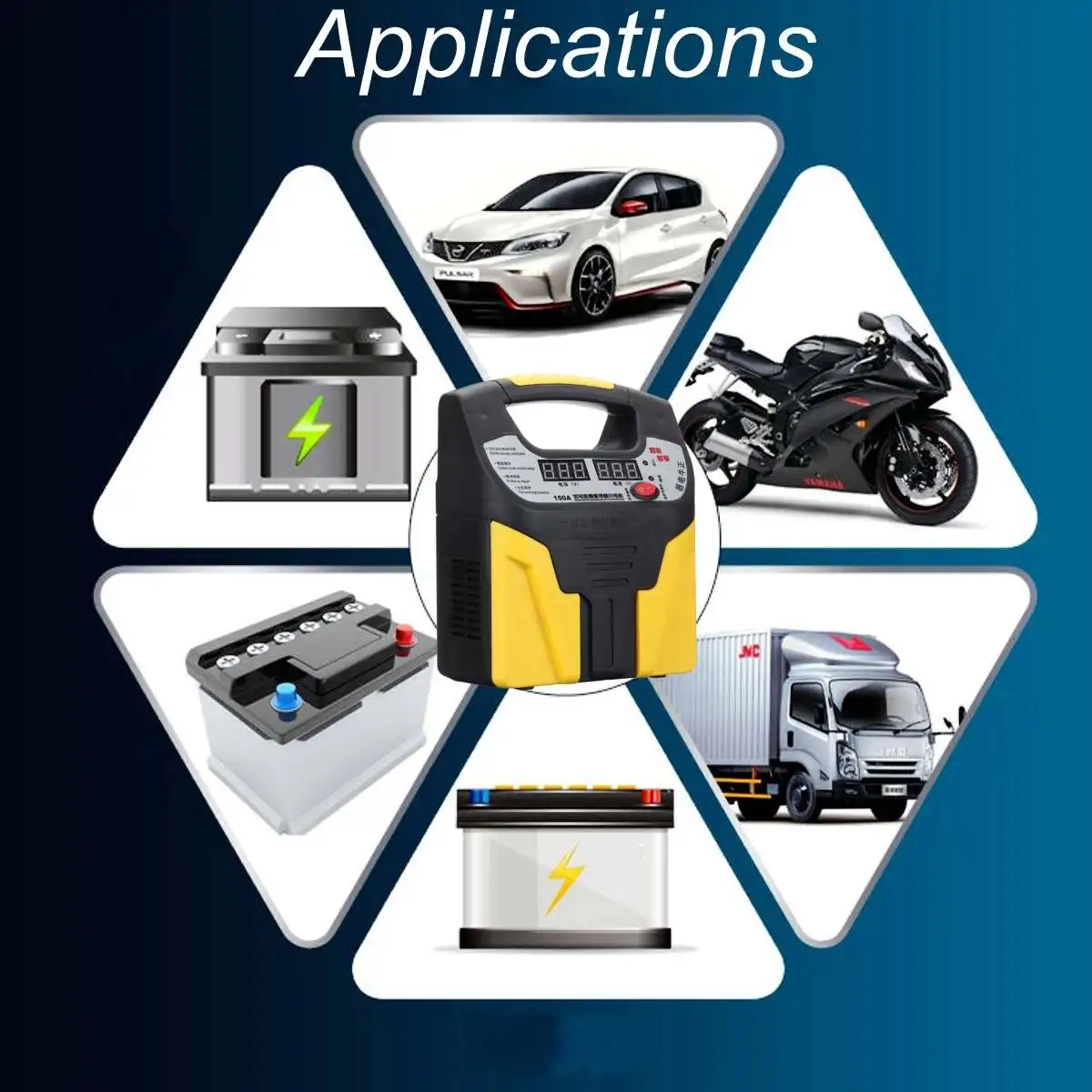 Najtaniej Automatyczna ładowarka samochodowa 12 V 24 V LCD inteligentny impuls 110 220V naprawa baterii litowo ołowiowej 35AH 200AH