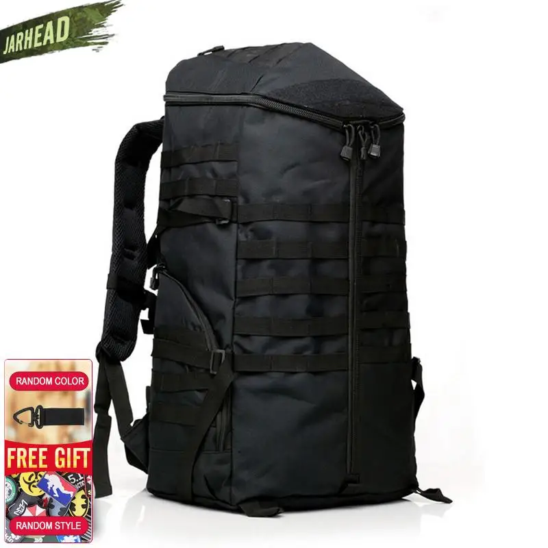 Big!! 55L Military Tactical Assault Backpack Outdoor Camping Walking Riding Large Backpack Multifunction Hiking Sport Rucksack