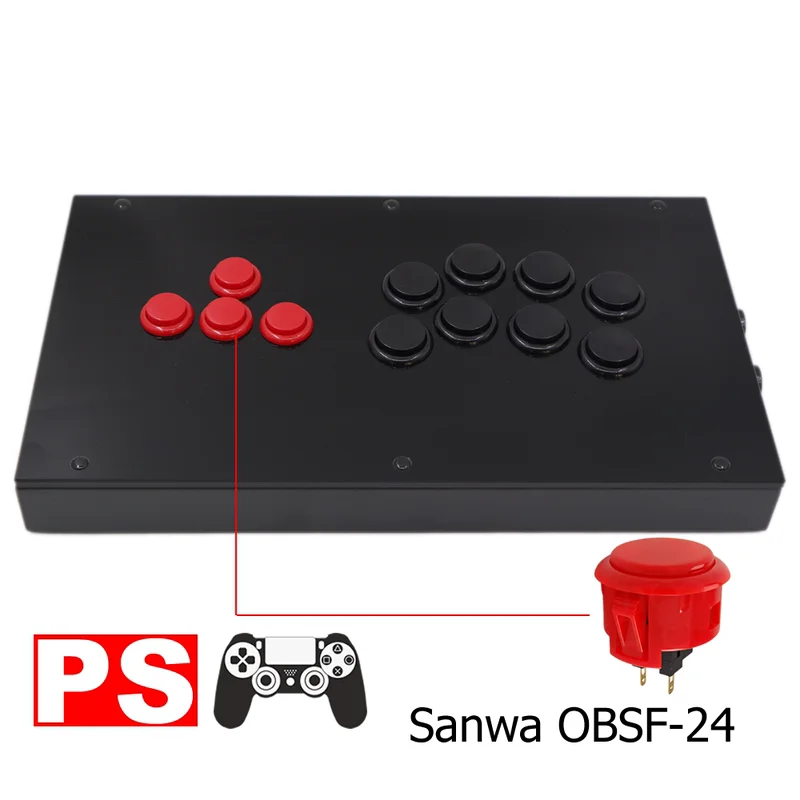 Transparent Hitbox/Mixbox WASD Style Arcade Joystick Fight
