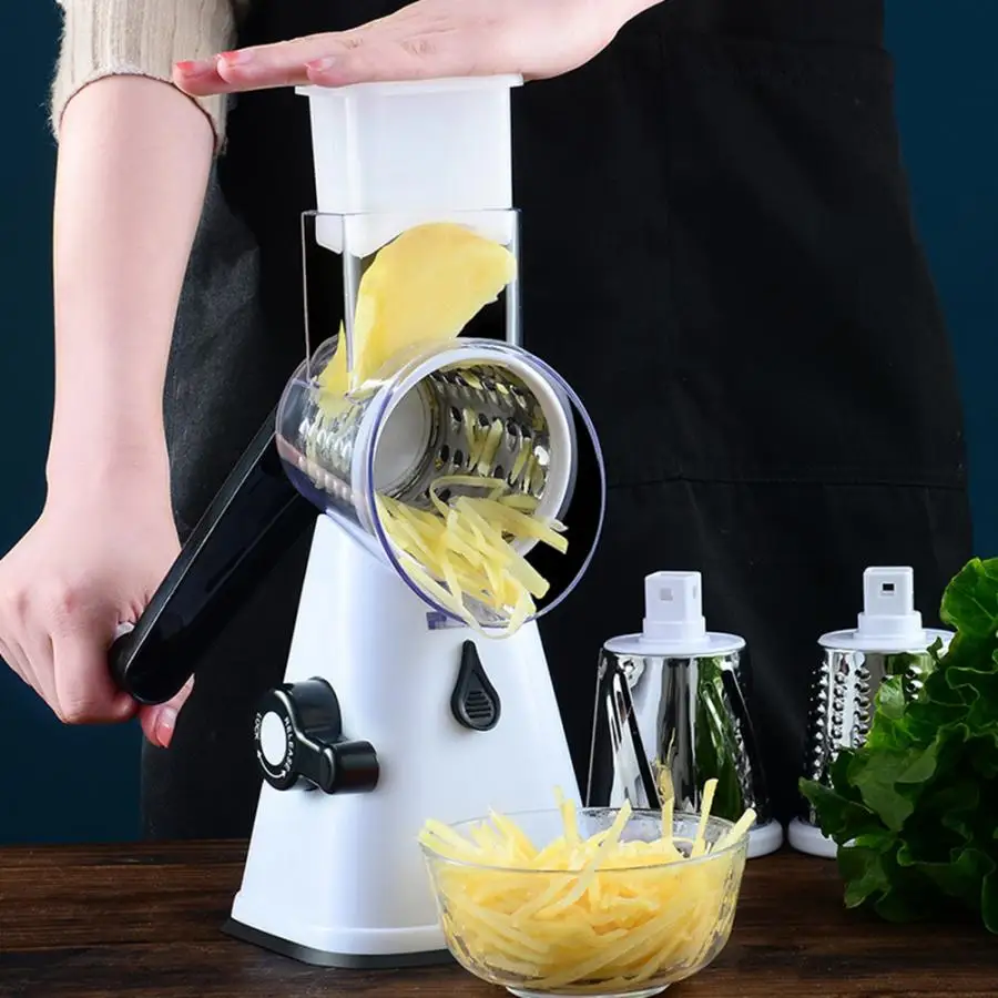 Бытовая многофункциональная ручная овощная спиральная кухонная Терка с ручным вращением для овощей измельчитель резак инструмент для измельчения