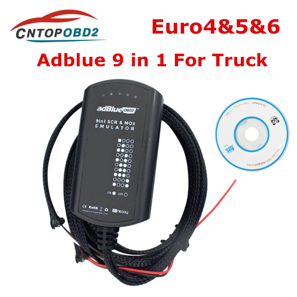 Эмулятор Adblue 9 в 1 Универсальный система V3.0 с датчиком NOx для мужчин/MB/SCANIA |