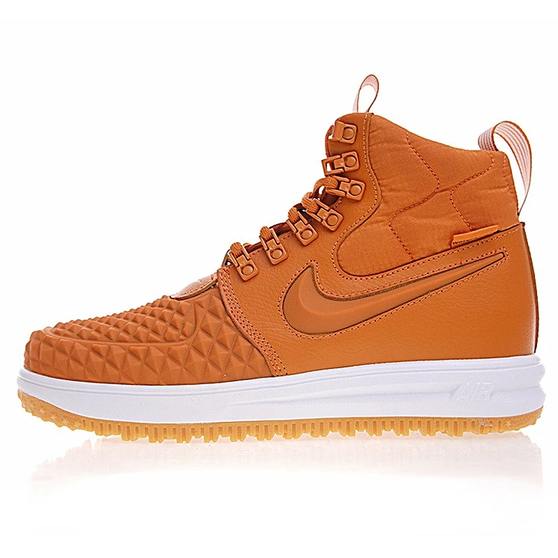 922807-702 Оригинальные мужские кроссовки для скейтборда от Nike Lunar Force 1 Duckboot 17, удобные износостойкие инкапсулированные уличные кроссовки 922807 - Цвет: 922807-702