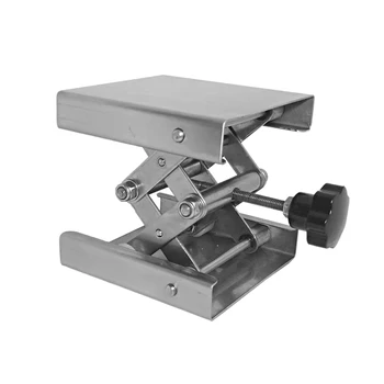 

Stainless Steel Mini Stable Lab Stand Manual Lift Riser Lifter Laboratory Lifting Platform for Lifting the Height Position