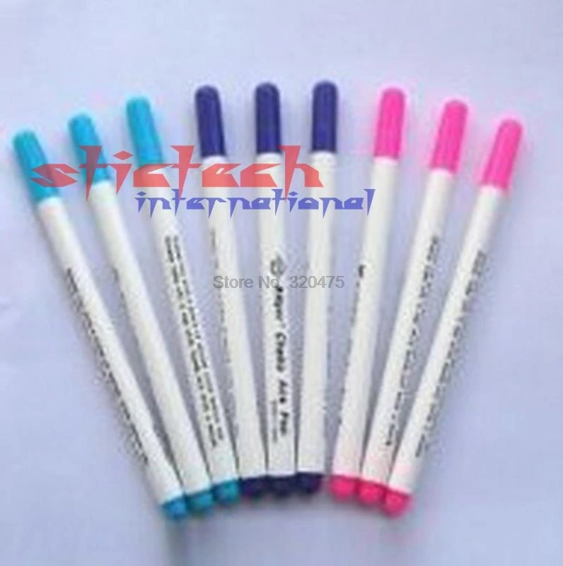 by dhl or ems 20 sets Water Erasable Fabric Marker Marking Pen Textile