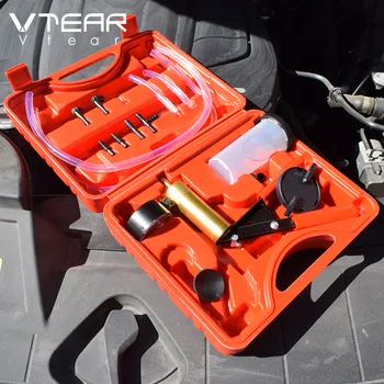 

Vtear Car repair tools Hand Held Vacuum Pistol Pump Tester Kit DIY Brake Fluid Bleeder Tools Aluminum Pump Vacuum Gauge
