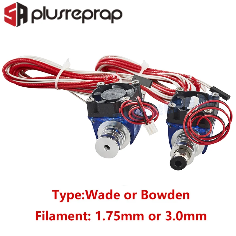 V6 J head 12 В 24 в полностью металлический Hotend Уэйд или Боуден экструдер нагреватель