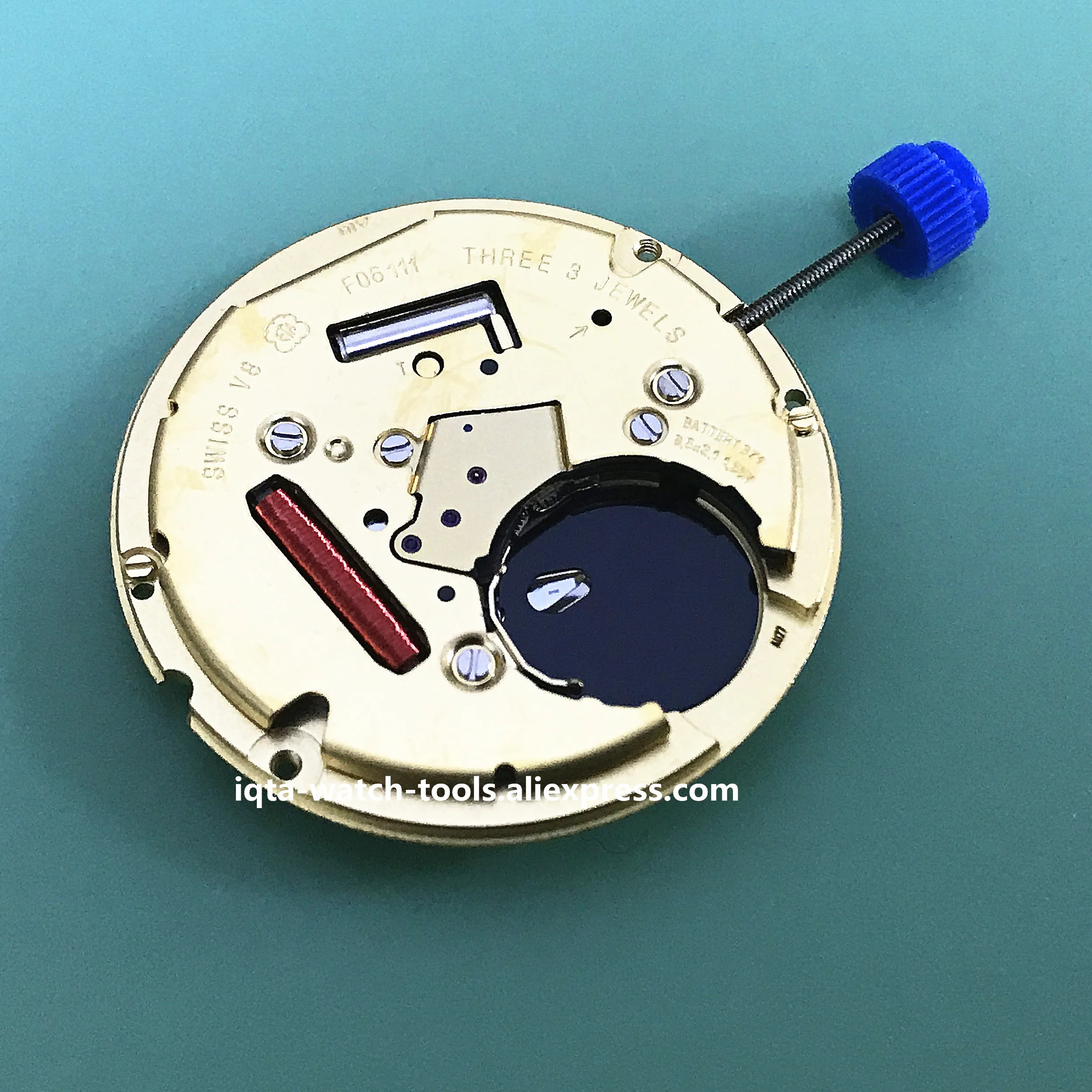 Новинка часы Swiss V8 ETA F06.111 с кварцевым механизмом и датой на 3 часов запчасти для