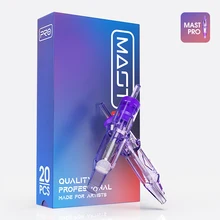 20pcs Mast Pro RS Tattoo Sterilized Disposable Cartridge Needles Permanent Makeup Machine Rotary Pen Eyebrow Tattoo Supplies