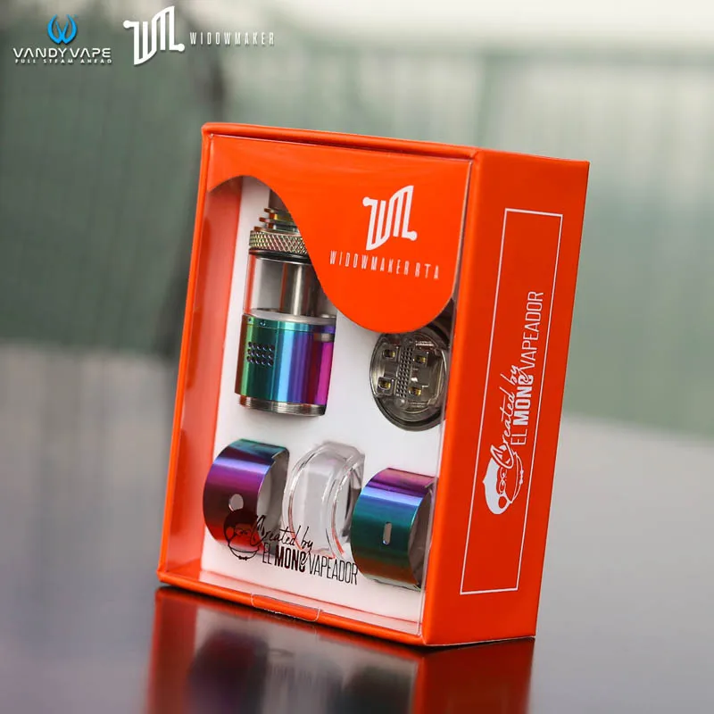 Оригинальный атомайзер Vandy Vape Widowmaker RTA 6 мл 25 мм двойная катушка настраиваемый