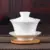 Китайский Чайный сервиз Gaiwan Кунг-Фу Белая Керамика Gaiwan Белая Чайная Посуда Sancai Чайная Чашка