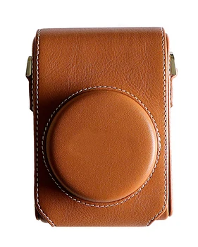 

Camera Case Protective Case Retro Photo Bag Camera Case for Leica C-lux Club Imitation Leather Brown