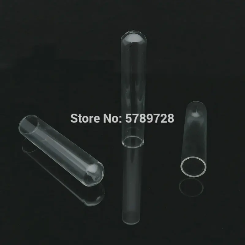 20pcs 20x100mm Lab thickwalls Glass round bottom test tube, flat - mouth lab test tubes Used in chemistry lab