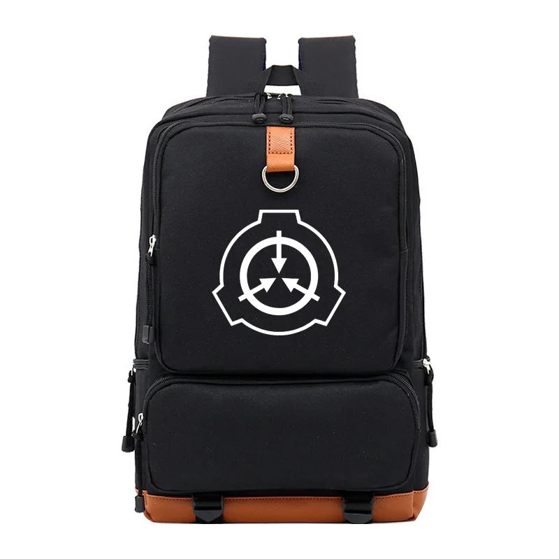 

Anime Bookbag SCP Special Containment Procedures Foundation Backpack Mochila Laptop Rucksack Schoolbag Travel Bag for Students