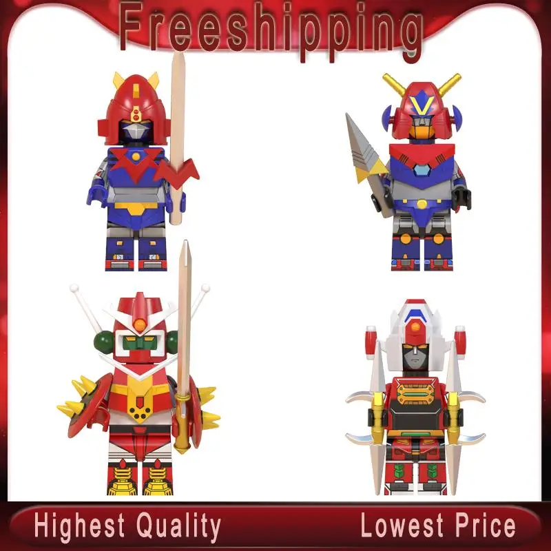 

legoed Leader Daimos Blocks Toys Anime Robot Voltes V Com-Battler V Mechander Robot Mazinger Z Building Blocks toy gifts WM6069