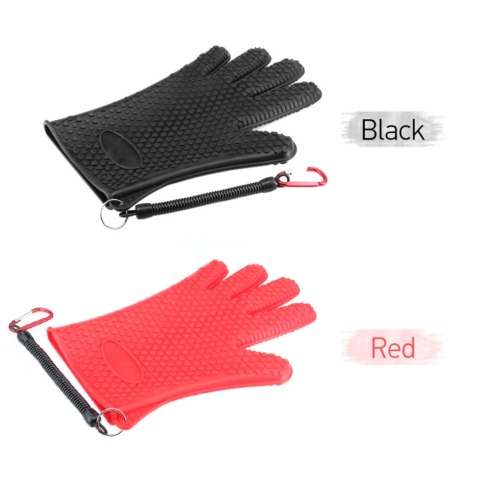 

New 1Pcs Fishing Catching Gloves Protect Hand from Puncture Scrapes Fisherman Professional Catch Fish and with Magnet Release