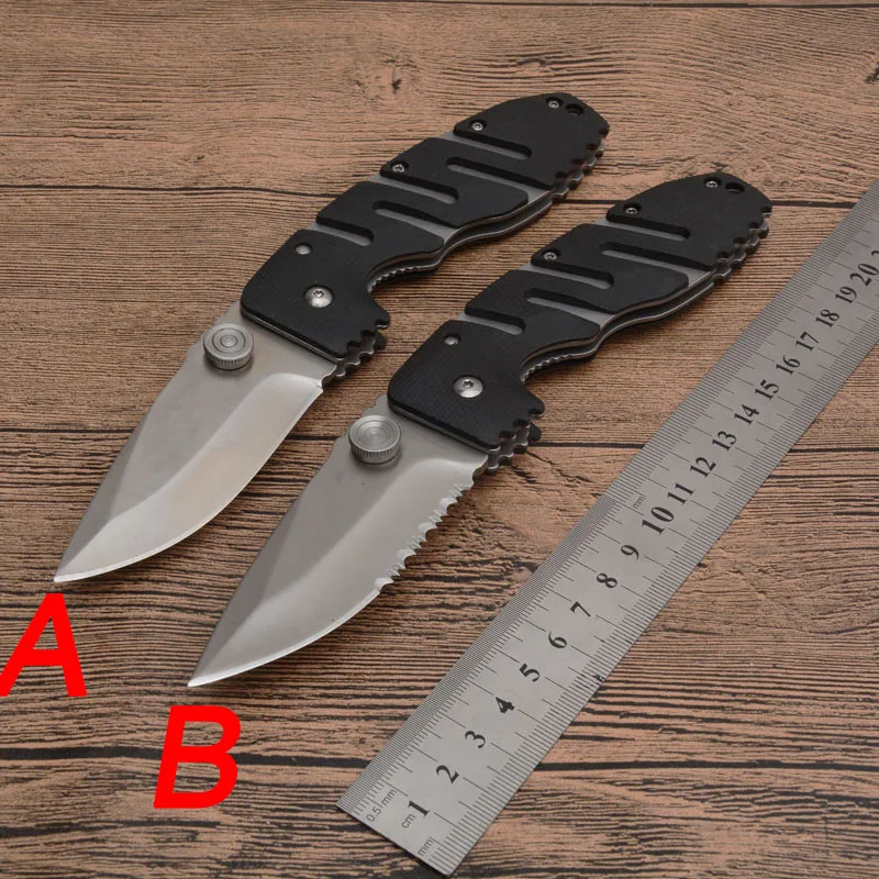 NEW create Tactical Survival hunting folding knives 8cr13mov blade steel+G10 handle outdoor camping pocket Knife EDC hand tools