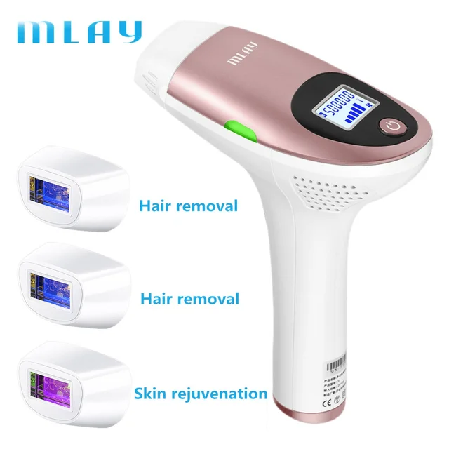 MLAY T3 Laser Hair Removal Epilator Malay Depilator Machine Full Body Hair Removal Device Painless Personal Care Appliance device 2 HR 1SR lamp