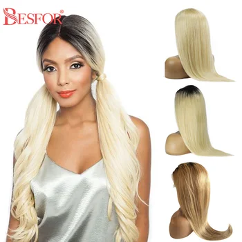 

Ombre Blonde 613 Lace Front Wig Human Hair 4x4 Lace Closure Wigs Pre Plucked Bleached Knots With Baby Hair For Black Women