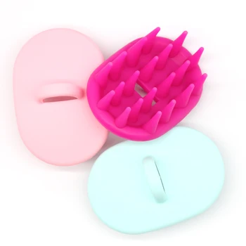 

New Shampoo Brush Silicone Shampoo Brush Massage Shampoo Brush Scalp Massage Comb Silicone Massage Comb Beauty