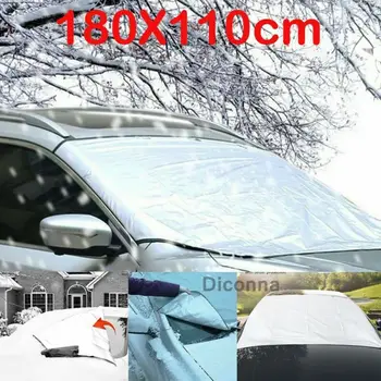 

Winter Car Windscreen Windshield Front Cover Anti Snow Frost Ice Shield Dust Protector Heat Sun Mat