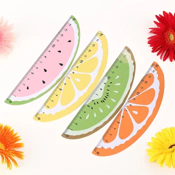 

4Pcs Rulers Lovely Adorable Practical Measuring Ruler for Children