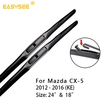

Windscreen windshield Wiper Blades for Mazda CX-5 CX5 KE KF Fit Hook Arms / Push button arm 2012 2013 2014 2015 2016 2017 2018