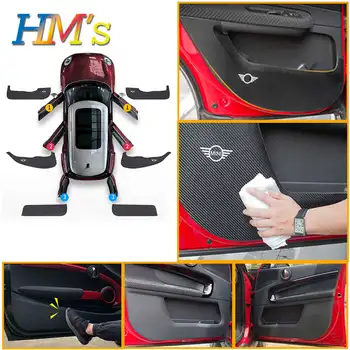 

For MINI Cooper R56 R60 F54 F55 F56 F60 Countryman Clubman Accessories Car Door Interior Anti Kick Sticker Protection Mats