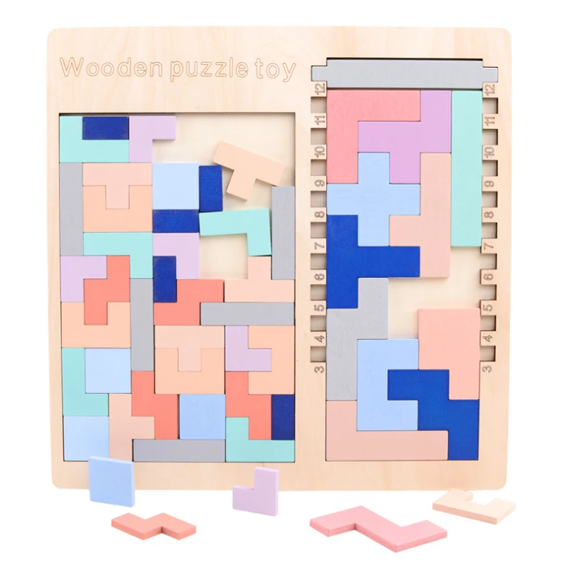 Интеллектуальная головоломка три в одном Qzm25/0,45 Tetris T Charades головоломка выгодная Мудрая учебная техника