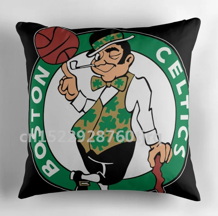 Чехол для подушки с логотипом Boston Celtics Isaiah Thomas, Хлопковый чехол для подушки 45X45 см, 55X55 см(двусторонний - Цвет: photo color