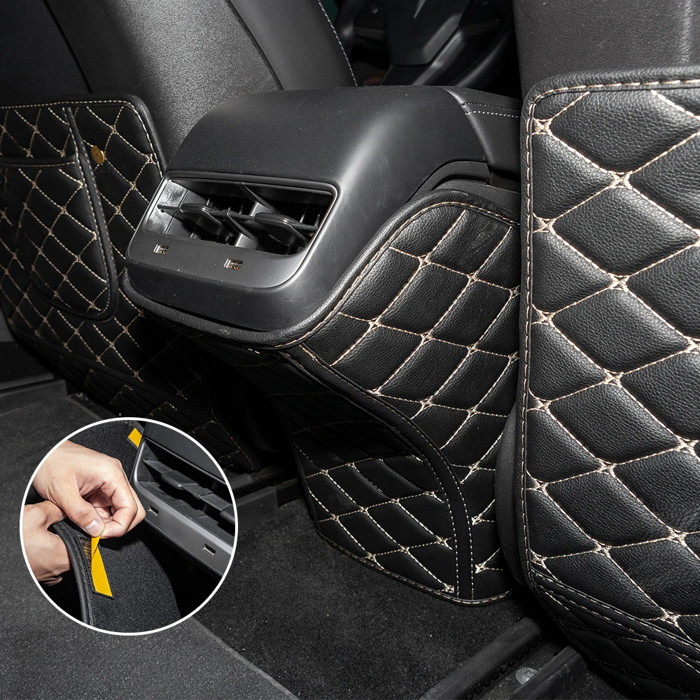 3PCS/SET Seat Protector Mat Back Cover Anti-kick Pad for tesla model 3 2017-2021 | Автомобили и мотоциклы