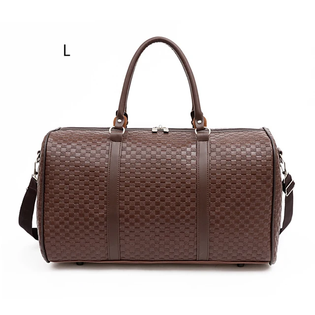 Women Travel Bag Suitcase Handbags Large Women's Bag Men Portable Luggage Bag Weekend Duffle Bags Shoulder Bag Men Tote Bags brown L