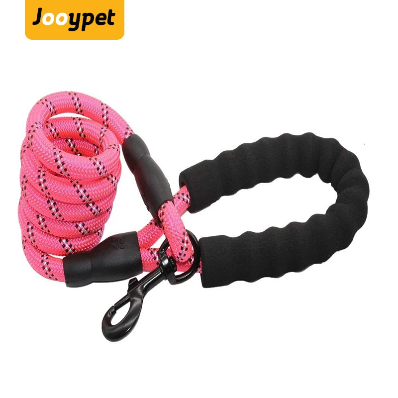 JOOYPET 5 футов нейлоновая плетеная веревка Светоотражающий Поводок для