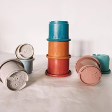 Tasse à empiler, jouets éducatifs Montessori pour bébés, tour d'empilage, apprentissage précoce