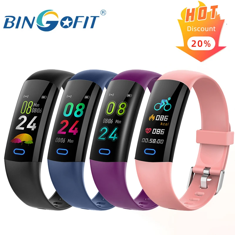 BingoFit pulsera inteligente FT903HR para de Fitness, frecuencia cardíaca, Bluetooth, IP67, con recordatorio llamada, para IOS y Android|Pulseras inteligentes| - AliExpress
