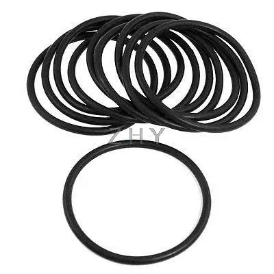 

10 Pcs Nitrile Rubber O Ring NBR Gasket Grommets 80mm x 5mm