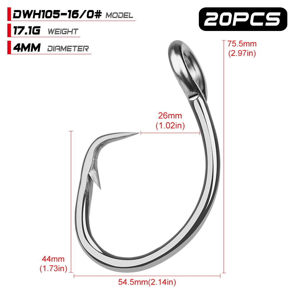 Circle Fishing Hooks Saltwater  Stainless Steel Circle Hooks - Saltwater  Fishing - Aliexpress