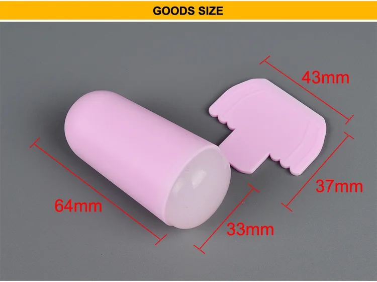 Cross Border Manicure Implement Silicone Seal Templates Steel Plate Printed Oil Set Only Ultra-Soft Printed Tool Stamp