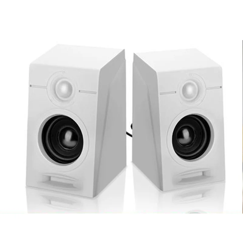Компьютерный аудио домашний аудио кабель подключен к hifi звуковой эффект динамик USB мини-динамик ноутбука CC146 - Цвет: white