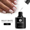 MSHARE Milky White Gel Nail Polish Soak Off 12g ► Photo 1/5
