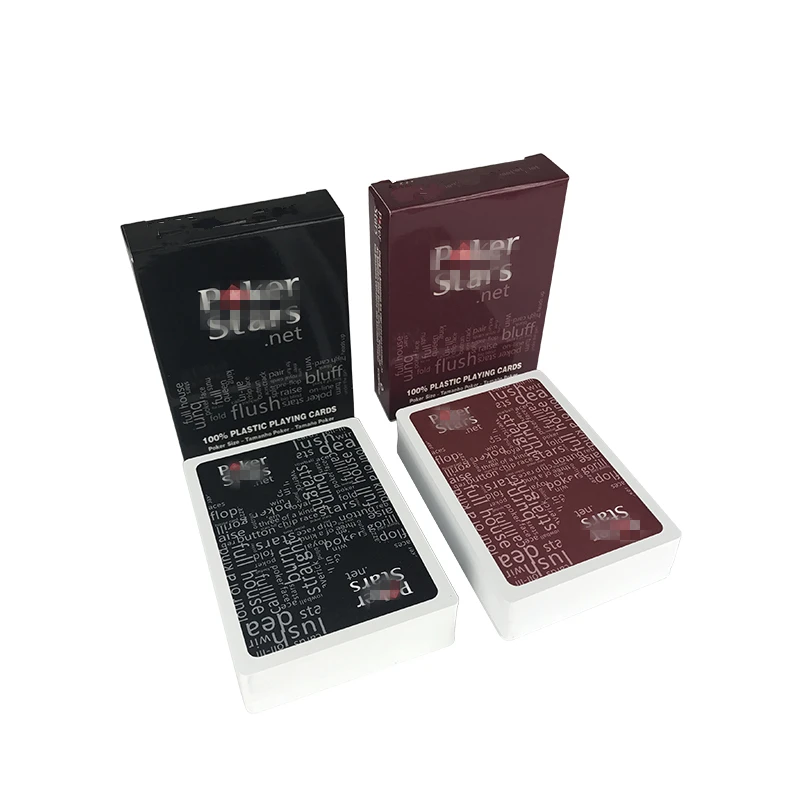 2Sets/Lot Plastic Poker Card High Quality Texas Hold'em  Games Waterproof And Dull Polish Playing Cards Entertainment Board Game