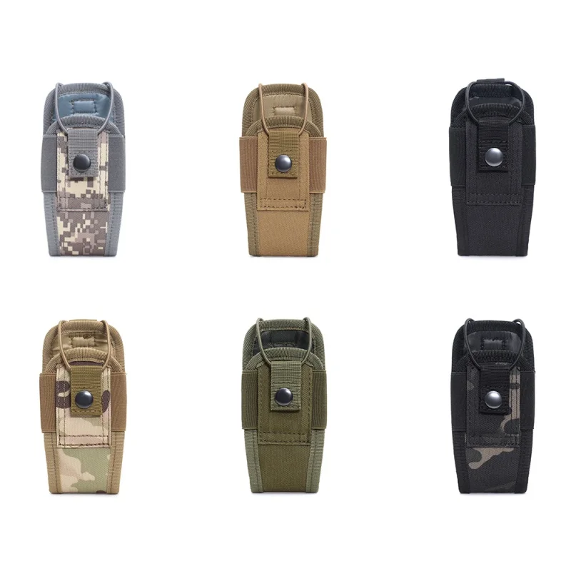 Outdoor 1000D Nylon Pouch Tactical Sports Molle Radio Walkie Talkie Holder Bag Magazine Mag Pouch Pocket