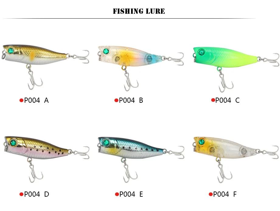 Long distance throwing Top Water Fishing Lure Articial Bait Bass Bait Poper Floating Pike Lures Minnow Crankbait Wobbler Tackle
