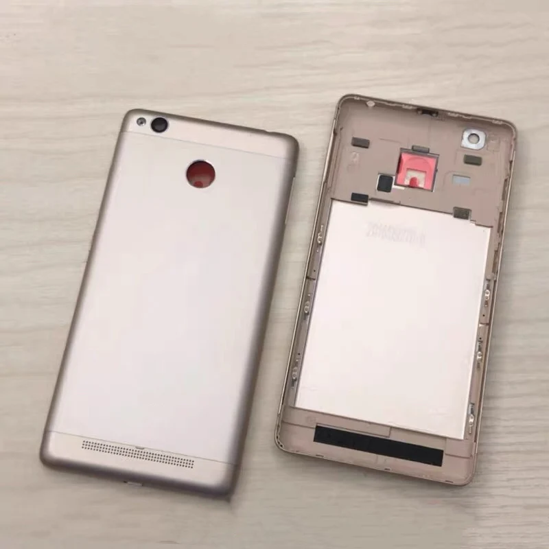 Задняя крышка аккумулятора для Xiaomi Redmi 3S / 3 Pro корпус + стеклянный объектив камеры