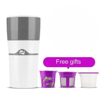 

Reusable Fine Mesh Filter Coffee Capsule Portable Drip Coffee Travel Mug Outdoor Coffee Mocha Hand Punching Pot Coffee Maker