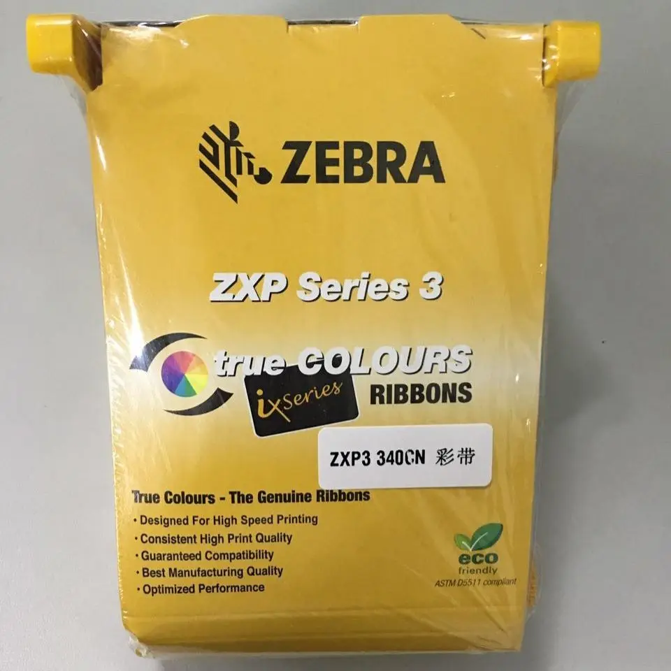 Настоящий цвет Высокая Производительность ленты для Zebra ZXP серии 3C пластик ПВХ ID карты принтера Настоящий цвет Высокая Производительность ленты для Zebra ZXP серии 3C пластик ПВХ ID карты принтера