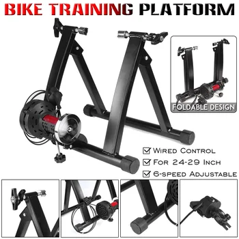 

24-29 Inch Indoor Exercise Bike Trainer Home Training 6 Speed Magnetic Resistance Bicycle MTB Bike Trainers Cycling Roller