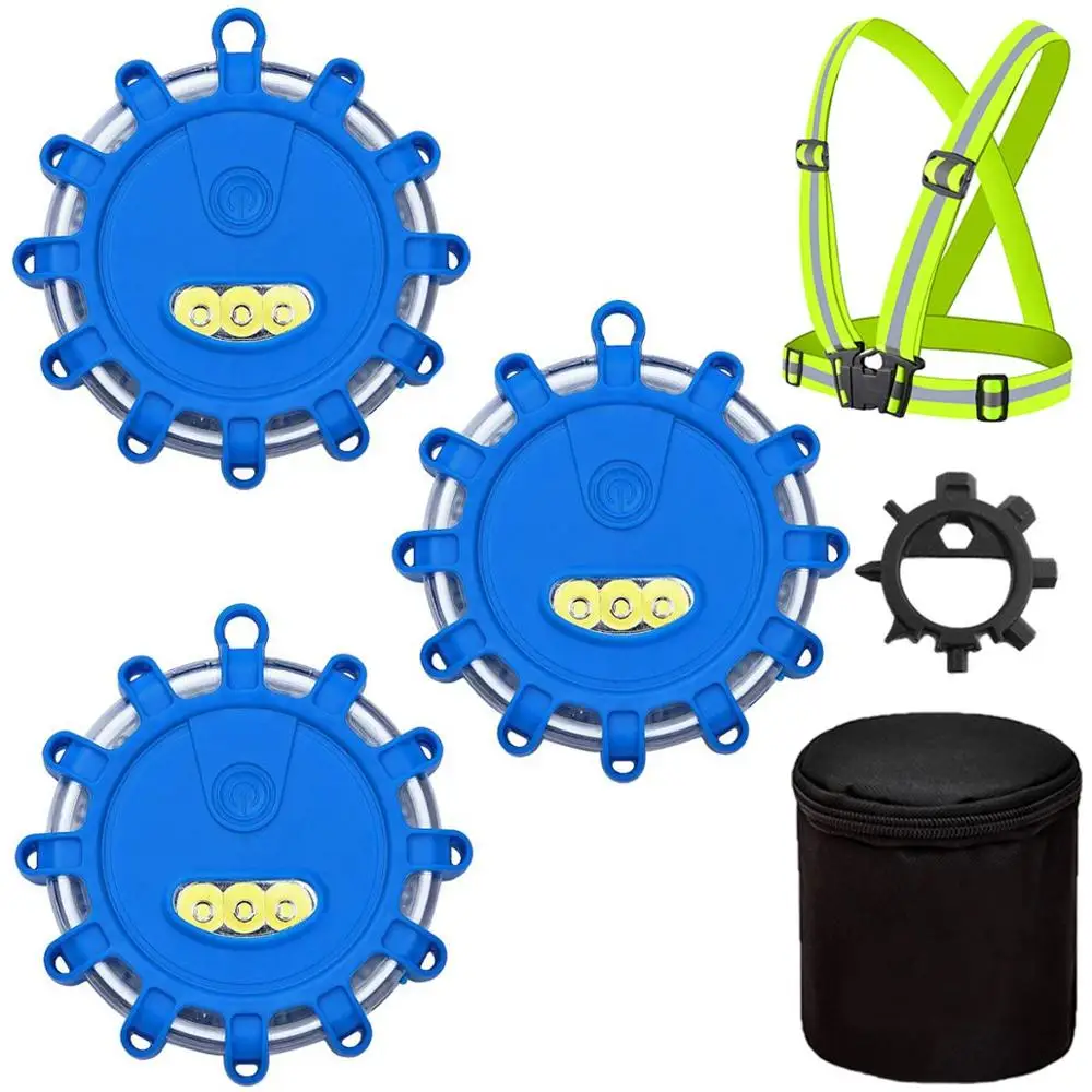 3 шт. автомобиля безопасности дорожного движения светодиодный светильник