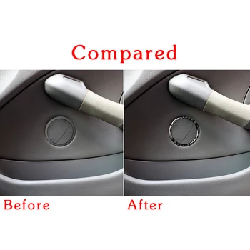 

4pcs Door Speaker Trim Set Car Sticker For BMW 3 Series E46 1998-2005 Decoration