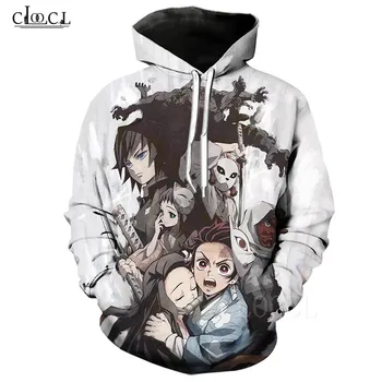 

Casual Harajuku Hoodie Men/Women Sweatshirts Ghost Blade 3D Print Autumn Demon Slayer Oversized Comfortable Streetwear Pullovers